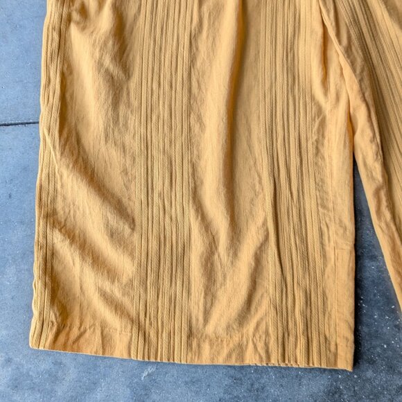 Madewell Mustard Yellow Esperanza Side Tie Wide Leg Jumpsuit size XXL - Picture 5 of 9